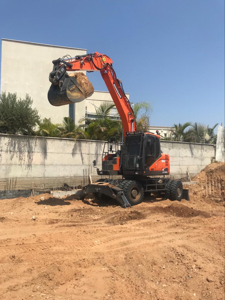 פינוי פסולת מאתר בנייה פעיל