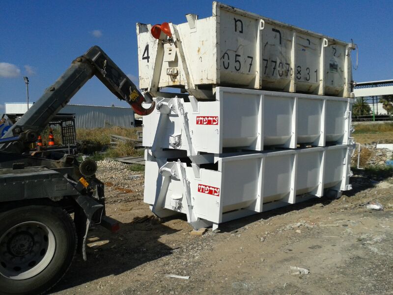 שטח עבודה לאחר איסוף פסולת